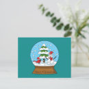 Recherche de globe de neige cartes postales Bonhomme