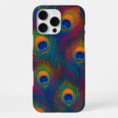 Recherche de plumes colorées iphone coques Paon