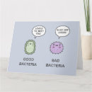 Recherche de bactérie vœux cartes Drôle