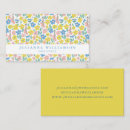 Recherche de typographie vintage cartes visite Coloré