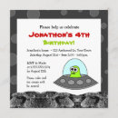 Recherche de alien vert invitations Enfants