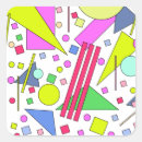 Recherche de formes géométriques autocollants Vintage