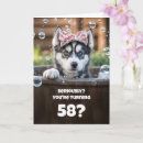 Recherche de 58 ans vœux cartes Humour