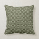 Recherche de damassé de vert olive Motif