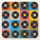 Recherche de vinyl record dessous de verres Vinyle