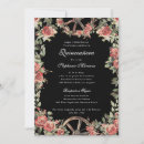 Recherche de rose rouge romantique invitations Noir