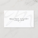 Recherche de wedding monogram cartes visite Élégant