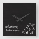 Recherche de je suis en retard horloges Décoration