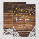Recherche de country 16ans anniversaire invitations Sweet sixteen