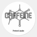 Recherche de caféine autocollants Molécule