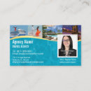 Recherche de agence modèle cartes visite Agent de voyage