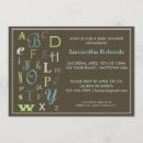 Recherche de lettres alphabétiques cartes postales Bébé