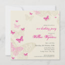 Recherche de silhouette papillon invitations Girly