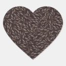Recherche de coeur chocolat autocollants Élégant