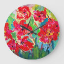 Recherche de coquelicots horloges Fleurs rouges