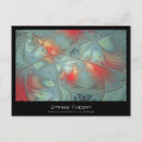 Recherche de fractales cartes postales Rouge