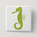 Recherche de hippocampe badges Illustration