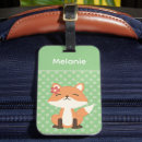 Recherche de renard bagages étiquettes Mignon