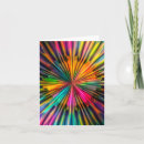 Recherche de starburst vœux cartes Coloré