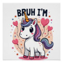 Recherche de licorne kawaii posters Amoureux