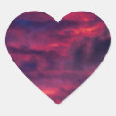 Recherche de ciel dramatique autocollants Coucher de soleil