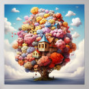 Recherche de arbres colorés posters Imaginaire