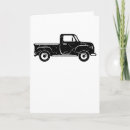 Recherche de camions vintages vœux cartes Chauffeur de camion