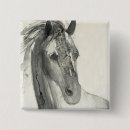 Recherche de cheval blanc noir badges Animaux