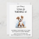Recherche de anniversaire de bull terrier cartes invitations Chien