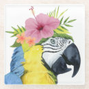 Recherche de fleurs tropicales dessous de verres Animal