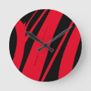 Recherche de art abstrait contemporain horloges Rouge