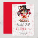Recherche de steampunk anniversaire invitations Parti