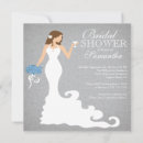 Recherche de douche nuptiale à la mode invitations Mariée