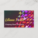 Recherche de kaléidoscopique cartes visite Kaléidoscope