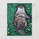 Recherche de loutre de rivière cartes postales Loutres