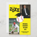 Recherche de baseball graduation invitations Sports