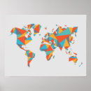 Recherche de polygone posters Abstrait