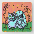 Recherche de chat abstrait art Coloré
