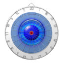 Recherche de cercles rouges jeux de fléchettes Blanc