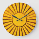 Recherche de rayons de soleil horloges Abstrait