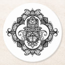Recherche de hamsa dessous de verres Mandala