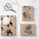 Recherche de père noël drôle papier cadeau Vintage