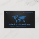 Recherche de exportation cartes visite Global