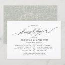 Recherche de simple lines invitations Vert sauge