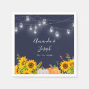 Recherche de tournesol mariage serviettes Citrouille