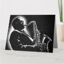 Recherche de sax vœux cartes Joueur de saxophone