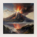 Recherche de volcan puzzles Éruption
