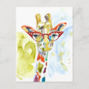 Recherche de portrait girafe cartes postales Zoo