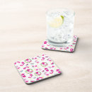 Recherche de flamants roses dessous de verres Motif