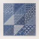 Recherche de triangle puzzles Bleu